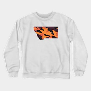 Montana Camo Orange Crewneck Sweatshirt